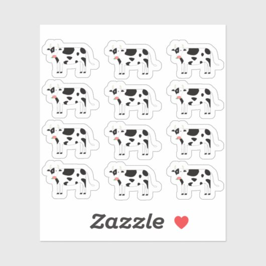 Melk Koe Boerderij Homestead klusjes Boerderij Pla Sticker (Vel)