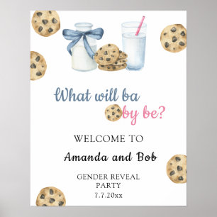 Melk & Koekjes Geslacht onthulling Welkom Poster
