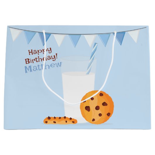 Melk & Koekjes Groot Cadeauzakje (Voorkant)