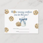 Melk & koekjes Raad eens hoeveel koekjes Informatiekaartje (Voorkant)