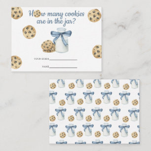 Melk & koekjes Raad eens hoeveel koekjes Informatiekaartje