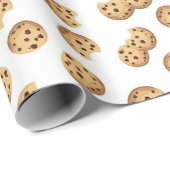 Melk & koekjes Verjaardag inpakpapier – Chocolade (Rol Hoek)