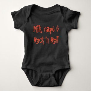 Melk, kranen en rock-'n Roll Baby Jersey Bodysuit