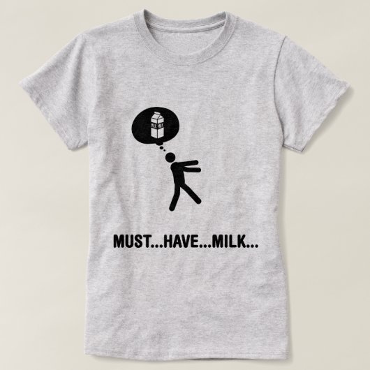 Melk Lover T-shirt (Design voorkant)