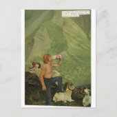 Melk man - briefkaart (Voorkant)