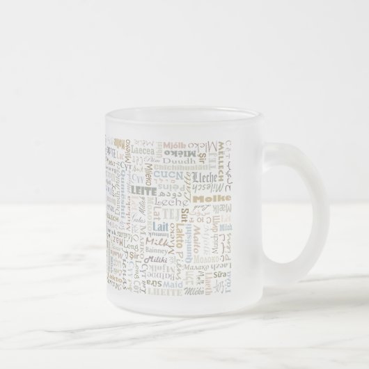 Melk Matglas Koffiemok (Rechts)