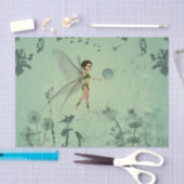 Melk met andelion tissuepapier (Craft)