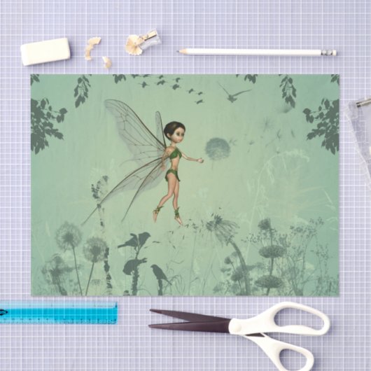 Melk met andelion tissuepapier (Craft)