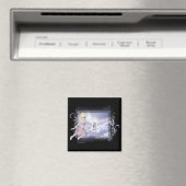 Melk met Design van Unicorn D2 Magneet (Insitu (Vaatwasser))