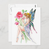 Melk met Ocarina Briefkaart (Voorkant / Achterkant)