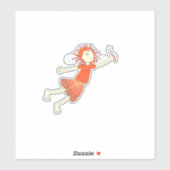 Melk met Red Hair Sticker (Vel)