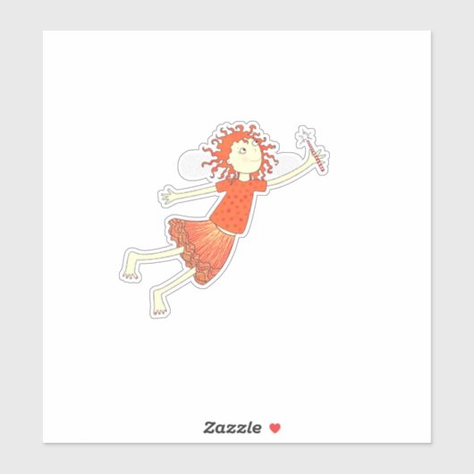 Melk met Red Hair Sticker (Vel)