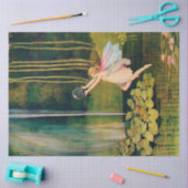 Melk met regenboogbundel tissuepapier (Craft)