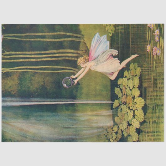 Melk met regenboogbundel tissuepapier (Voorkant)