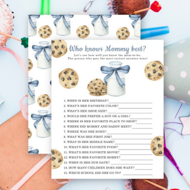 Melk met strik - Wie kent mama het beste (Creator heeft geüpload)