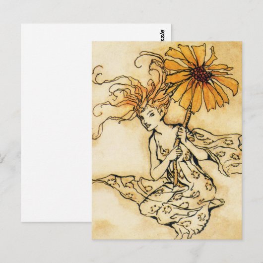 Melk met ventilator Briefkaart (Voorkant / Achterkant)