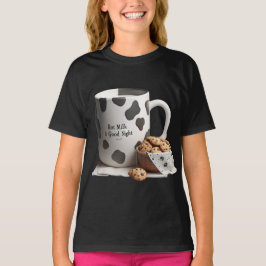 Melk mok en koekje t-shirt