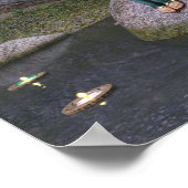 Melk op de betoverde Pond Poster (Hoek)