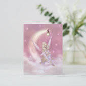 Melk op de maan - Fantasy Briefkaart 2 (Staand voorkant)