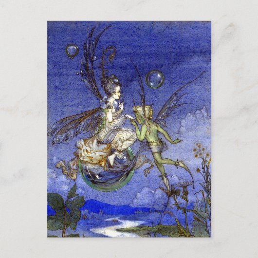  Melk op een bubbeltje Briefkaart (Voorkant)