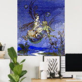 Melk op een bubbeltje Poster (Thuiskantoor)