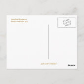 Melk op een Daisy Briefkaart (Achterkant)