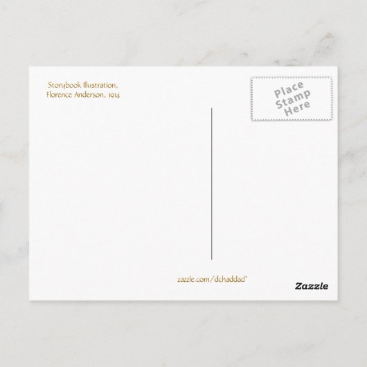 Melk op een Daisy Briefkaart (Achterkant)