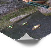 Melk op het Poster van de Enchanted Pond (Hoek)