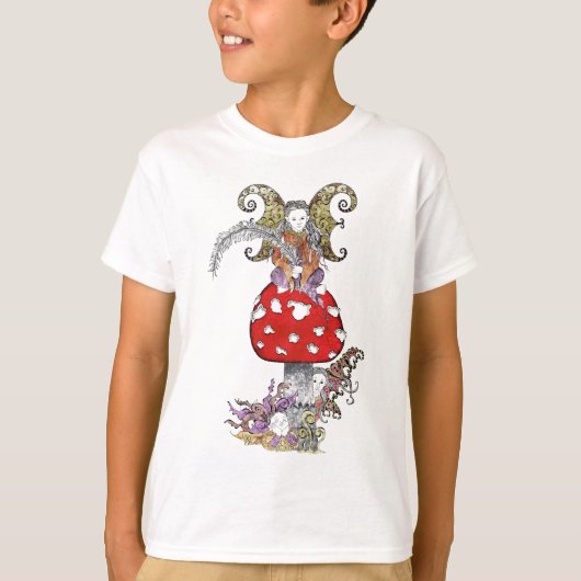 Melk op paddenstoel t-shirt (Voorkant)