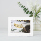 Melk op Snowy Mountaintop Briefkaart (Staand voorkant)