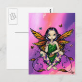 "Melk op zonsondergang"-Briefkaart Briefkaart (Voorkant / Achterkant)