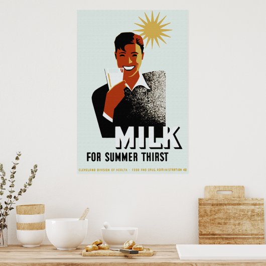 Melk Poster (Keuken)