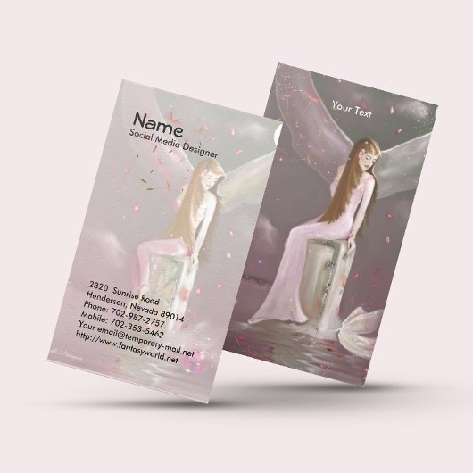 Melk, reflecterend Visitekaartje