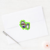 Melk Ronde Sticker (Envelop)