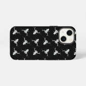 Melk spatpatroon iPhone hoesje (Achterkant horizontaal)