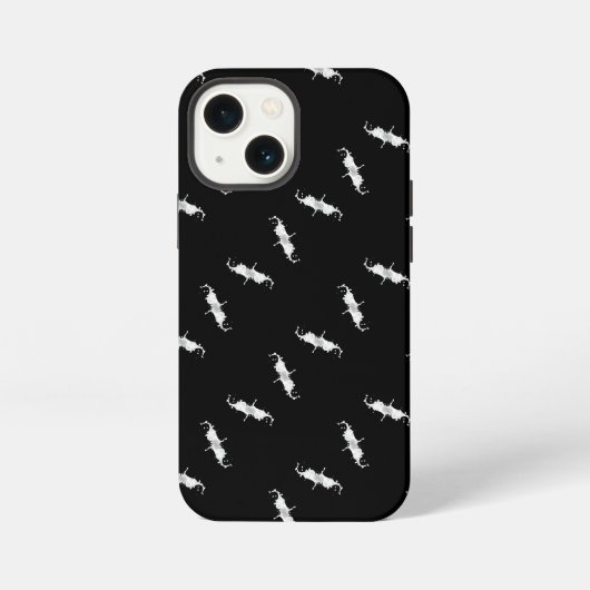 melk spatpatroon iPhone hoesje (Achterkant)