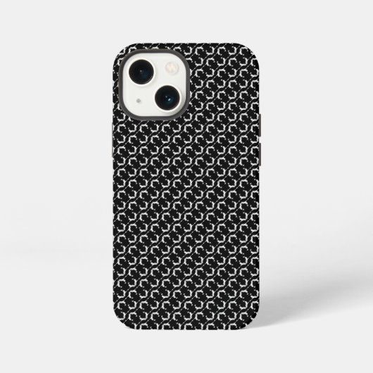 melk spatpatroon iPhone hoesje (Achterkant)