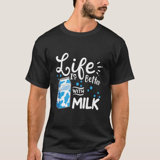 Melk T-shirt (Voorkant)