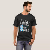 Melk T-shirt (Voorkant volledig)