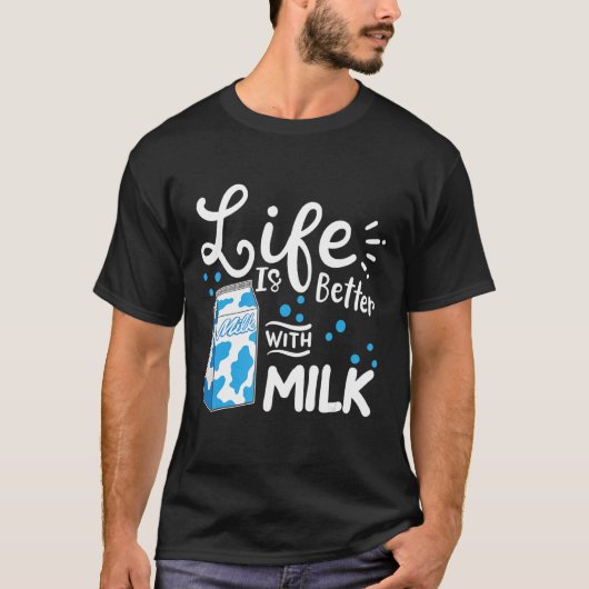 Melk T-shirt (Voorkant)