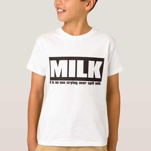 MELK T-SHIRT (Voorkant)