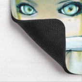 Melk Thistle Ninja Girl Mousepad Muismat (Hoek)