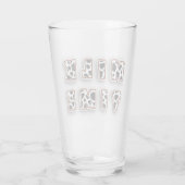 Melk Tijd Glow Cute Koe Patroon Drinken Glas (Achterkant)