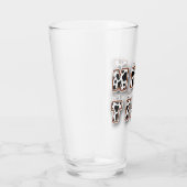 Melk Tijd Glow Cute Koe Patroon Drinken Glas (Rechts)
