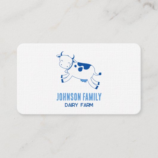 Melk van Boerderij Visitekaartje (Voorkant)