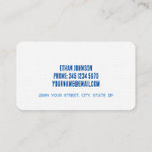 Melk van Boerderij Visitekaartje (Achterkant)