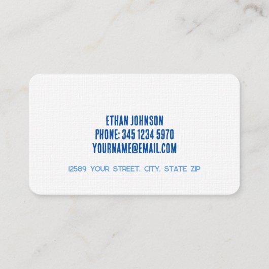 Melk van Boerderij Visitekaartje (Achterkant)