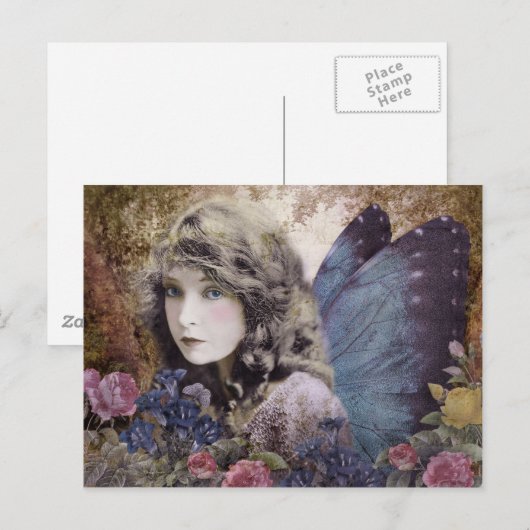 Melk van de bloemen briefkaart (Voorkant / Achterkant)