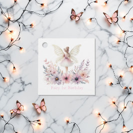 Melk van de eerste verjaardag bedankjes labels