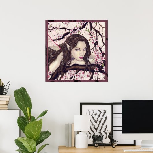 Melk van de posters van het voorjaar-Bloom (Thuiskantoor)